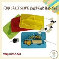 ราคา เกรดอาหาร ANTISLIP SILICON BABY CAR SHAPE PLACEMAT WASHABLE CUTE PLACEMAT BABY PLACEMAT (42963789776)