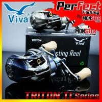 ราคา รอกหยดน้ำวีว่า VIVA TRITON TL50 หมุนซ้าย ( BLUE/GREY ) (23801414644)