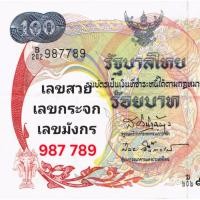 ราคา (( เลขกระจก เลขมังกร 987 789 )) ธuบัตs 100 บาท เรือสุพรรณหงษ์ ในรัชกาลที่ 9 (ผลิตนอก) สภาพยังสวย มีรอบพับ รอยยับ ตามรูป (27385802698)