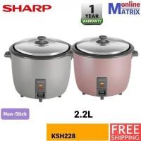ราคา hotการประกันคุณภาพ SHARP Rice Cooker 2.2Liter(Non-Stick) KSH228 (29323156647)