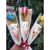 ราคา ช่อดอกไม้วาเลนไทน์ ทำจากริบบิ้น (25112343311)