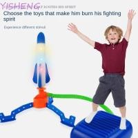 ราคา YISHENG58BS เท้าเหยียบEvaโฟมผ้าฝ้ายกลางแจ้งAir Rocket Launcherของเล่นกีฬาผู้ปกครองเด็กปฏิสัมพันธ์เด็กเล่นชุดของเล่นปรับPress Rocket Launchers (44267175684)