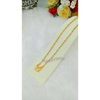 ราคา DIDGO2 M85 สร้อยคอสองกษัตริย์ หูห่วง ยาว 18-24 นิ้ว*** ลายไข่ปลา ทนทาน ไม่แพ้ ไม่คัน งานตะขอปั๊ม 925 (18878155440)