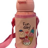 ราคา FN กระบอกน้ำ กระติกน้ำเด็ก พร้อมกระเป๋าสายสะพาย ลายการ์ตูน (22267807419)