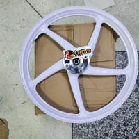 ราคา ล้อแม็ก ล้อหน้า 1 ข้าง ลาย5ก้านเดิม ขอบ 17 สีขาว ***ลดล้างสต๊อก*** (44362321308)