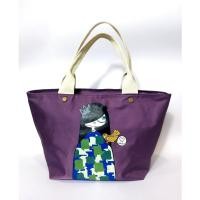 ราคา MARC BY MARC JACOBS ลาย Miss Marc Shopper Nylon Bag กระเป๋าถือ ผ้าไนล่อน สีม่วงสกรีนลายการ์ตูน (25985269490)