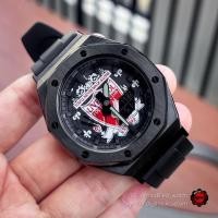 ราคา G-SHOCK Ga-2100 Customized Liverpool New Version The Darkness Metal PVD Black Rubber Straps (29820947244)