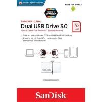 ราคา Sandisk Ultra Dual Drive 32GB USB3.0 for Android Phones อ่าน 150MB/s White (SDDD2_032G_GAM46W) เมมโมรี่ แซนดิส แฟลซไดร์ฟ (1446571002)