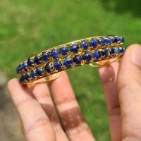 ราคา กำไลพลอยไพลินพลอยดิบ (23580485596)