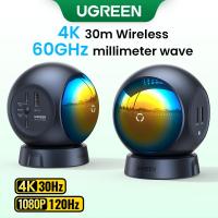 ราคา Ugreen โปรเจคเตอร์ไร้สาย 4K 30M 60GHz หน้าจอขนาดใหญ่ HDTV มัลติอินเตอร์เฟส (23342872122)
