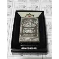 ราคา zippo 48740 jim beam high polish black laser engrave ผิวโครเมี่ยมสีดำ ลายแบบเลเซอร์ รูป Jim beam ของใหม่ไม่ผ่านการใช้งาน (41801941051)