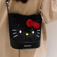 ราคา กระเป๋า HELLO KITTY x TOUTOU ของแท้ กระเป๋าโท้ท กลิตเตอร์ Tote Bag จุของได้เยอะ เอฟวรี่เดย์ลุค 04080 (28182392498)