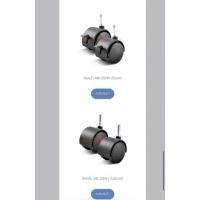 ราคา ล้อ1 ชุด 4 ล้อ MIK-25EXN สำหรับพัดลมไอเย็น MasterKool MIK-25EXN อะไหล่บริษัทมาสเตอร์คูล ใหม่ ของแท้ 100% (16640895762)