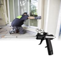 ราคา ถูกที่สุด PU Expanding Caulking Gun Aluminum Caulking Foam Gun Foam Sprayer PU Grade Expanding (28528752881)