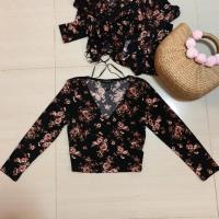 ราคา ครอป forever21 ลายดอก (2727667916)