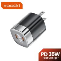 ราคา Toocki 35W GaN จอแสดงผลดิจิทัล พอร์ตคู่ USB Typ C ที่ชาร์จเดินทาง PPS PD QC3.0 สําหรับ Samsung USB C ชาร์จเร็ว (23665620160)