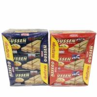 ราคา 0กัสเซ็น ขนมเวเฟอร์ ไส้ครีม รสนม gussen wafer filled milk cream 25 กรัม x 12 ซอง ขนม ยูโร่ (14831489473)