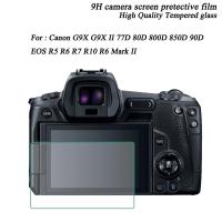 ราคา กระจกนิรภัยป้องกันหน้าจอสําหรับ Canon G9X G9X II 77D 80D 800D 850D 90D EOS R5 R6 R7 R10 R6 Mark II (43916952057)