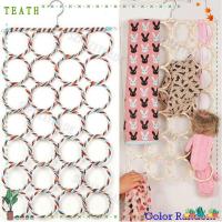 ราคา ล้อเล่น 1ชิ้น ที่ใส่ผ้าพันคอ,หวายสานแขวนผ้าพันคอพับได้,ทนทาน6/9/12/16/20/28แหวนเหล็กชั้นวางจอแสดงผลตู้เสื้อผ้าที่เก็บ (26142038574)