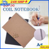 ราคา ร้านอยู่กทม.4เล่ม สมุดโน๊ตสันห่วง A5 สมุดโน้ตริมลวด มีเส้นบรรทัด 60แผ่น สมุดคราฟ ปกน้ำตาล (28322142879)