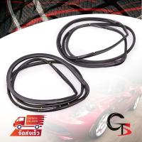 ราคา ยางกันกระแทกขอบประตู ยางขอบประตูหน้า ข้างซ้าย+ขวา สีดำ สำหรับ Nissan Frontier D22 ปี 1999-2005 (7464816537)