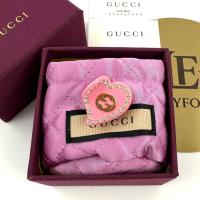 ราคา Gucci Heart Interlocking G Mini Hair Clip 753884 สี Pink ของแท้ 100% (40820397695)