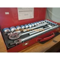 ราคา EURO KING TOOLS DR 1/2" ชุดลูกบล็อคหกเหลี่ยม 24ชิ้น/ชุด EURO KING TOOL ชุดบล๊อค (24 ตัว/ชุด 1/2") (1552834739)
