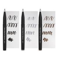 ราคา Pentel fude touch brush pigment sign pen I ปากกาหัวพู่กันหมึกกันน้ำ (3892012000)