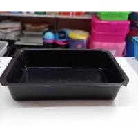 ราคา ถาดพลาสติกไซส์ใหญ่สีดำ ถาดเอนกประสงค์ กะบะพลาสติกเหลี่ยม กะบะปลูกต้นไม้ (25944427216)