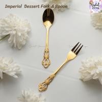 ราคา Violet Flamingo ช้อนส้อมขนม รุ่น Imperial ช้อนกาแฟ ช้อนชา วัสดุสแตนเลส 304 สวยหรู ขนาด 12.9 ซม. (20875059680)