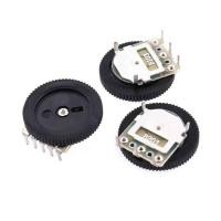 ราคา Dial Gear Potentiometer 16 * 2MM Single Double 1K 10K 20K50K100K500K Volume Switch 103 (40062643792)