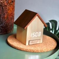 ราคา นาฬิกาสีน้ําตาล นาฬิกาบ้าน (สลักชื่อฟรี) (3382759918)