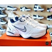 ราคา รองเท้าผ้าใบ"Nike Air Monarch IV"รองเท้าออกกำลังกายผู้ชาย/415445-102/ ขาว/Metallic Silverสินค้าของแท้ (42403462871)