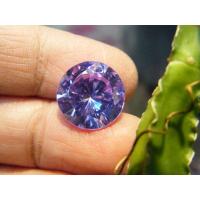 ราคา CZ คิวบิกเซอร์โคเนีย เพชรรัสเซีย Cubic Zirconia ทรงกลม สีลาเวนเดอร์ สีม่วง 6.50 carats LAVENDOR American diamond 10mm (14409485087)