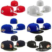 ราคา Enclosed Dodgers Street Flat Brim Cap ครีมกันแดด Non-Adjustable เบสบอลหมวกผู้ชายผู้หญิงปัก Hip-Hop LA หมวก 6APL (27391165608)