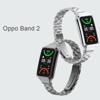 ราคา สายนาฬิกาข้อมือ สเตนเลส โลหะ แบบเปลี่ยน สําหรับ Oppo Band 2 Oppo Band2 Smart Band (18164691518)