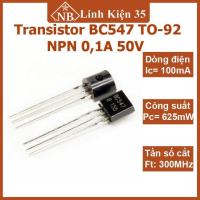 ราคา ทรานซิสเตอร์ BC547 TO-92 NPN 0,1A 50V (44313532030)