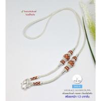 ราคา สร้อยเงินแท้สุโขทัย สร้อยสุโขทัยแท้ สร้อยลาย 3 เสา กลม-ลงยาสีแดง หนัก 1.3 บาทตัน ยาว 18-20 นิ้ว(เรือนเงินแท้) : SK0519 (21413823134)