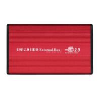 ราคา ฮาร์ดดิสก์ Usb2.0 To Ide ฮาร์ดดิสก์ 2.5 นิ้ว Ide Hdd Enclosure กล่องฮาร์ดดิสก์อลูมิเนียม Hdd สีแดง (2986691936)