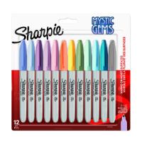 ราคา SHARPIE ปากกามาร์คเกอร์ หัว Fine 1.0 มม. รุ่น อัญมณี คละสี (แพ็ค 12 ด้าม) (40605475654)