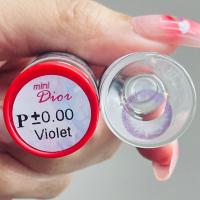 ราคา ลดราคา mini Dior / Dion Violet สีม่วง Contact lens คอนแทคเลนส์ Bigeyes ตาหวาน แฟชั่น mini มินิ ฝรั่ง (28050919446)