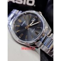 ราคา นาฬิกา CASIO Standard Analog ขอบหยัก สายสแตนเลส รุ่น MTP-1302D-1A2 (23819876331)