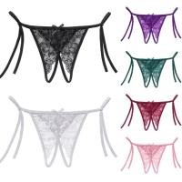 ราคา SexyC2จีสตริงเปิดเป้า ผ้าลูกไม้ แบบสายผูก เซ็กซี่ มี8สี (20700503632)