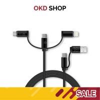 ราคา สายชาร์จ 4 in 1 แปลงพอร์ต 2 ทาง WUW X105 I0s / Micro / Type-C to USB / Type-C ชาร์จด่วน (3202692640)