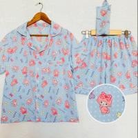 ราคา ชุดนอนไหมอิตาลี ลายมายเมโลดี ผ้าลื่นเบ็นสบาย แถมผ้าปิดตา ขนาดฟรีไซร้ อก 24-42" เอว 24-36" สะโพก 42" (5835164819)