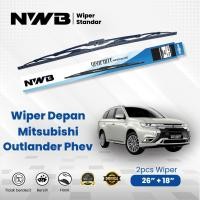 ราคา ที่ปัดน้ําฝนรถยนต์ Mitsubishi Outlander Phev Standard (NNB WPS 26" & 18") (40010429780)