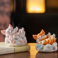 ราคา 【พร้อมส่ง】จิ้งจอก 9 หาง/ของขวัญฮาๆ / เตาเผาธูป ตกแต่งบ้าน ของแต่งโต๊ะจิ้งจอกเก้าหางของแต่งรถของแต่งรถตุ๊กตาจิ้งจอกน้อยน่ารักของแต่งรถ (41308019482)