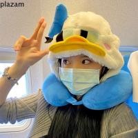 ราคา PLAZAM หมอนเดินทางลายการ์ตูน, เบาะรองนอนคอ Noon Break Head Rest หมอนรองคอ, น่ารัก U-Shape พร้อม Hoodie Soft หมอนเครื่องบินรถ Office (43917025151)