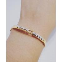 ราคา กำไลเพชรกลิ้งทองแท้เพชรแท้ (10168453874)