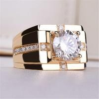 ราคา แหวนทอง 14K แหวนหมั้นชายสีขาว (3721049091)